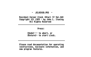 Resident Corner Clock — screenshot 1